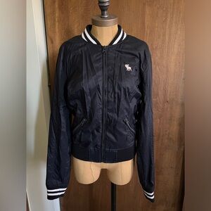 Navy Abercrombie & Fitch wind breaker